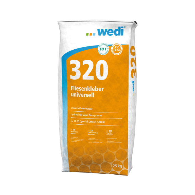 wedi 320 Universal Tile Adhesive